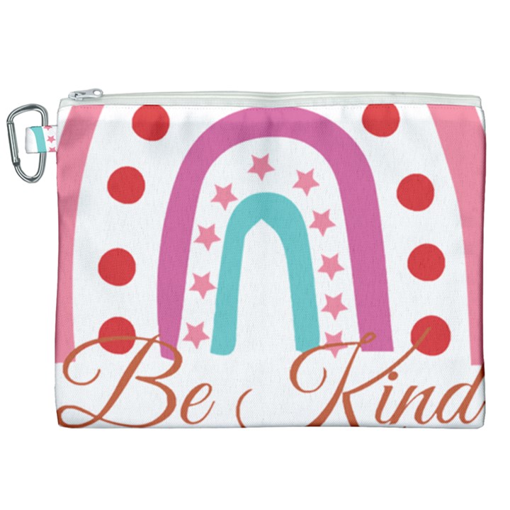 Be Kind T- Shirt Be Kind T- Shirt Yoga Reflexion Pose T- Shirtyoga Reflexion Pose T- Shirt Canvas Cosmetic Bag (XXL)