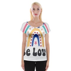 Be Love T- Shirt Be Love T- Shirt Yoga Reflexion Pose T- Shirtyoga Reflexion Pose T- Shirt Cap Sleeve Top