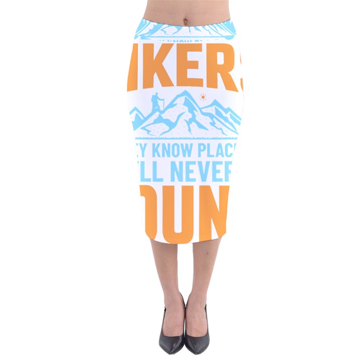 Be Nice To Hikers T- Shirt Be Nice To Hikers T- Shirt Yoga Reflexion Pose T- Shirtyoga Reflexion Pose T- Shirt Velvet Midi Pencil Skirt