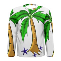 Beach Coconut Tree T- Shirt Beach Coconut Tree T- Shirt Yoga Reflexion Pose T- Shirtyoga Reflexion Pose T- Shirt Men s Long Sleeve T-shirt