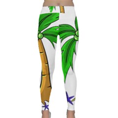 Beach Coconut Tree T- Shirt Beach Coconut Tree T- Shirt Yoga Reflexion Pose T- Shirtyoga Reflexion Pose T- Shirt Classic Yoga Leggings by hizuto