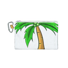 Beach Coconut Tree T- Shirt Beach Coconut Tree T- Shirt Yoga Reflexion Pose T- Shirtyoga Reflexion Pose T- Shirt Canvas Cosmetic Bag (small) by hizuto