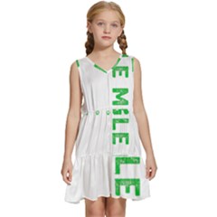 Beach Coconut Tree T- Shirt Beach Coconut Tree T- Shirt Yoga Reflexion Pose T- Shirtyoga Reflexion Pose T- Shirt Kids  Sleeveless Tiered Mini Dress by hizuto