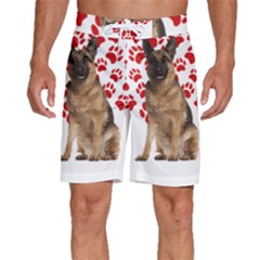 Belgian Malinois Gift T- Shirt Cool Belgian Malinois Valentine Heart Paw Belgian Malinois Dog Lover Yoga Reflexion Pose T- Shirtyoga Reflexion Pose T- Shirt Men s Beach Shorts