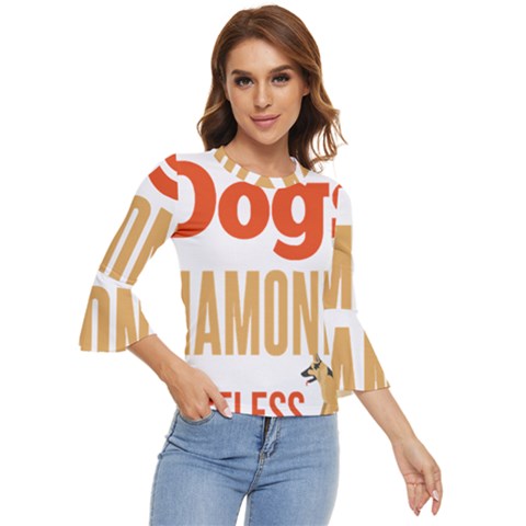 Best Friend T- Shirt Cool Dog Pet Saying T- Shirt (3) Yoga Reflexion Pose T- Shirtyoga Reflexion Pose T- Shirt Bell Sleeve Top by hizuto