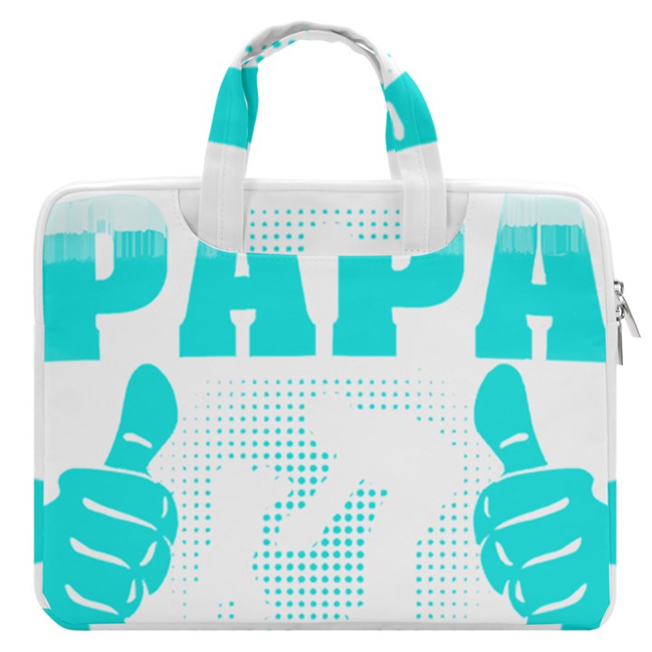 Best Papa Ever T- Shirt Best Papa Ever T- Shirt Yoga Reflexion Pose T- Shirtyoga Reflexion Pose T- Shirt MacBook Pro 16  Double Pocket Laptop Bag 