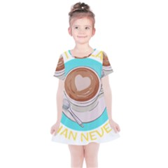 Better Late Than Never T- Shirt Better Latte Than Never   Latte Pun T- Shirt Yoga Reflexion Pose T- Shirtyoga Reflexion Pose T- Shirt Kids  Simple Cotton Dress by hizuto