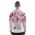 Bichon Frise Gift T- Shirt Cool Bichon Frise Valentine Heart Paw Bichon Frise Dog Lover Valentine Co Yoga Reflexion Pose T- Shirtyoga Reflexion Pose T- Shirt Men s Hooded Windbreaker View2