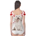 Bichon Frise Gift T- Shirt Cool Bichon Frise Valentine Heart Paw Bichon Frise Dog Lover Valentine Co Yoga Reflexion Pose T- Shirtyoga Reflexion Pose T- Shirt Boyleg Leotard  View2