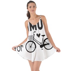 Bicycle T- Shirt Bicycle Commuting Is The Only Way For Me T- Shirt Yoga Reflexion Pose T- Shirtyoga Reflexion Pose T- Shirt Love The Sun Cover Up by hizuto