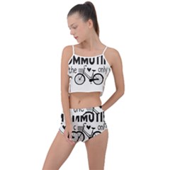 Bicycle T- Shirt Bicycle Commuting Is The Only Way For Me T- Shirt Yoga Reflexion Pose T- Shirtyoga Reflexion Pose T- Shirt Summer Cropped Co-ord Set by hizuto