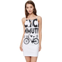 Bicycle T- Shirt Bicycle Commuting Is The Only Way For Me T- Shirt Yoga Reflexion Pose T- Shirtyoga Reflexion Pose T- Shirt Summer Tie Front Dress by hizuto