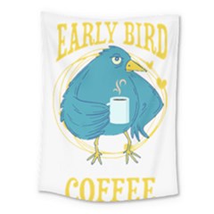 Bird T- Shirt Funny Morning Muffle Saying Design T- Shirt Yoga Reflexion Pose T- Shirtyoga Reflexion Pose T- Shirt Medium Tapestry by hizuto