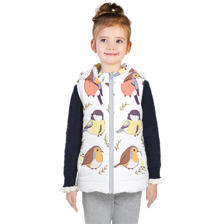 Birds Illustration T- Shirt Cute European Birds Illustration T- Shirt (1) Yoga Reflexion Pose T- Shirtyoga Reflexion Pose T- Shirt Kids  Hooded Puffer Vest