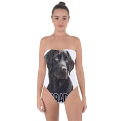 Black Labrador T- Shirt Black Labrador - Labrador Mom T- Shirt Yoga Reflexion Pose T- Shirtyoga Reflexion Pose T- Shirt Tie Back One Piece Swimsuit by hizuto