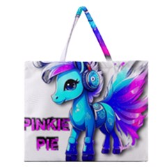 Pinkie Pie  Zipper Large Tote Bag