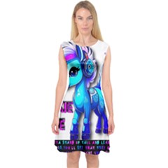 Pinkie Pie  Capsleeve Midi Dress