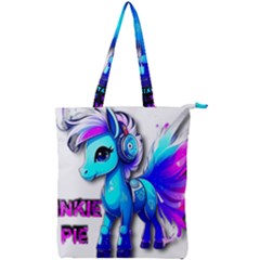 Pinkie Pie  Double Zip Up Tote Bag by Internationalstore