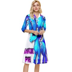 Pinkie Pie  Classy Knee Length Dress by Internationalstore