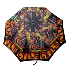 A Little Cat Folding Umbrellas by Internationalstore