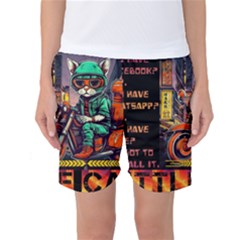 A Little Cat Women s Basketball Shorts by Internationalstore