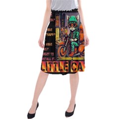 A Little Cat Midi Beach Skirt by Internationalstore