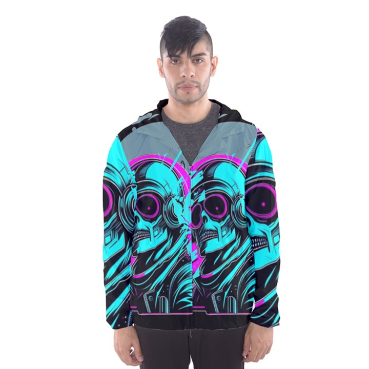 Aesthetic art  Men s Hooded Windbreaker