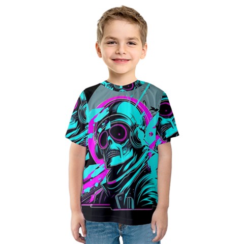 Aesthetic Art  Kids  Sport Mesh T-shirt by Internationalstore