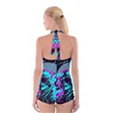 Aesthetic art  Boyleg Halter Swimsuit  View2