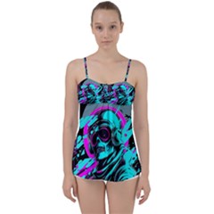 Aesthetic Art  Babydoll Tankini Top by Internationalstore