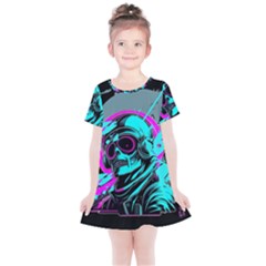 Aesthetic Art  Kids  Simple Cotton Dress by Internationalstore