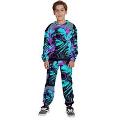 Aesthetic Art  Kids  Sweatshirt Set by Internationalstore