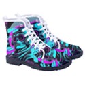 Aesthetic art  Kid s High-Top Canvas Sneakers View3