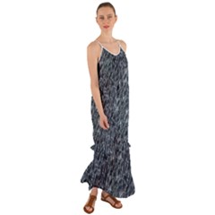 Ceramics Broken  Cami Maxi Ruffle Chiffon Dress by Internationalstore