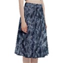 Ceramics Broken  A-Line Full Circle Midi Skirt With Pocket View3