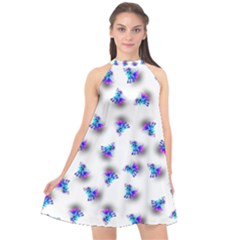 Last Unicorn  Halter Neckline Chiffon Dress  by Internationalstore