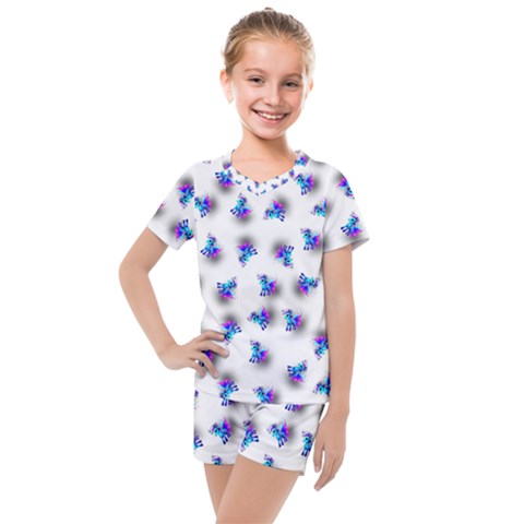 Last Unicorn  Kids  Mesh T-shirt And Shorts Set by Internationalstore