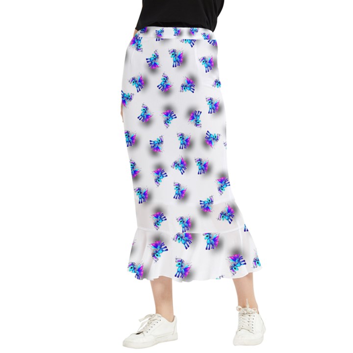 Last unicorn  Maxi Fishtail Chiffon Skirt