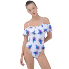 Last Unicorn  Frill Detail One Piece Swimsuit by Internationalstore