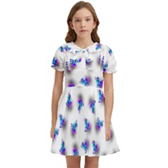 Last Unicorn  Kids  Bow Tie Puff Sleeve Dress by Internationalstore