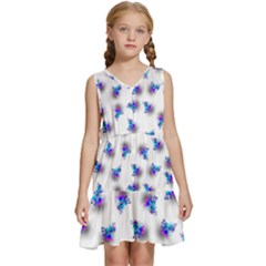 Last Unicorn  Kids  Sleeveless Tiered Mini Dress by Internationalstore