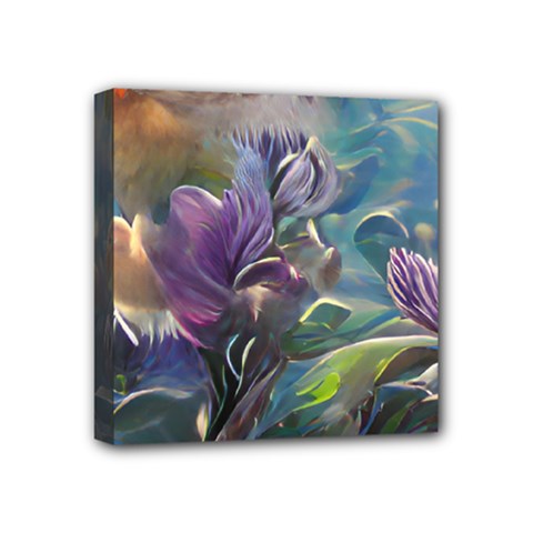 Abstract Blossoms  Mini Canvas 4  X 4  (stretched) by Internationalstore