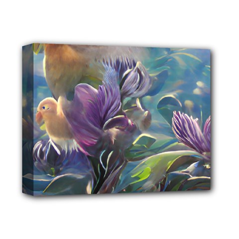 Abstract Blossoms  Deluxe Canvas 14  X 11  (stretched) by Internationalstore