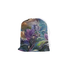 Abstract Blossoms  Drawstring Pouch (small) by Internationalstore