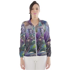 Abstract Blossoms  Women s Windbreaker by Internationalstore