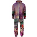 Abstract Flowers  Hooded Jumpsuit (Men) View1