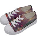 Abstract Flowers  Kids  Low Top Canvas Sneakers View2