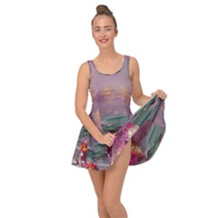 Abstract Flowers  Inside Out Casual Dress