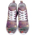 Abstract Flowers  Women s Lightweight High Top Sneakers View1