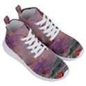 Abstract Flowers  Women s Lightweight High Top Sneakers View3